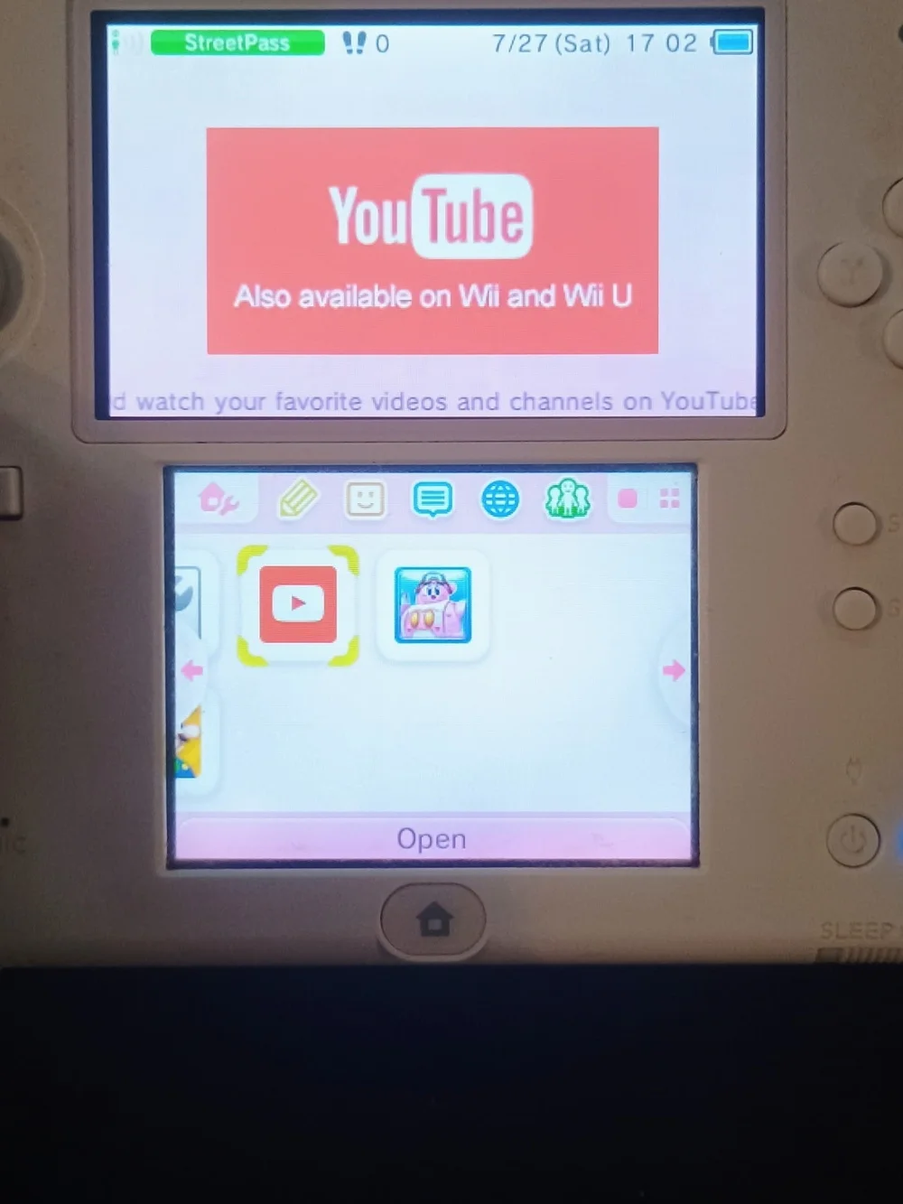 Nintendo 2ds handheld